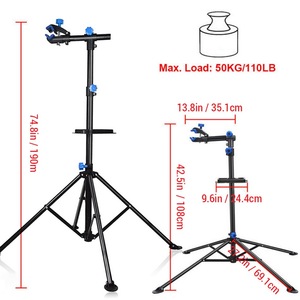 Station d'entretien de support de réparation de vélo pliable réglable pour <span class=keywords><strong>plateau</strong></span> à outils de support de réparation de <span class=keywords><strong>VTT</strong></span> - Product Image 3