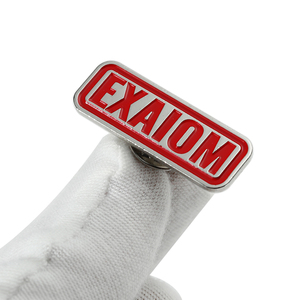 Nuevo diseño de buena calidad, logotipo personal de metal personalizado, pines de letras de esmalte suave plateado en ropa y sombreros - Product Image 3