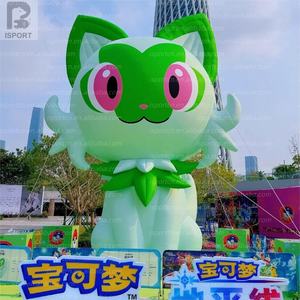 Mascotte gonflable <span class=keywords><strong>géante</strong></span> LED Pokémon Sprigatito en promotion pour la promotion en centre commercial, les événements pour fans, les parcs à thème, les expositions et les fêtes - Product Image 3