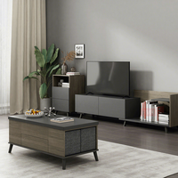 Table basse relevable multifonctionnelle avec rangement et hauteur réglable pour salon