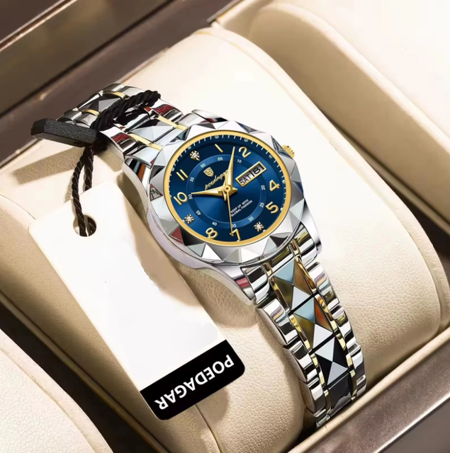 POEDAGAR 782 Popular Brands Stainless Steel Strap Watch for Ladies Quartz Movement Wristwatch Waterproof Wristwatch Women Watch