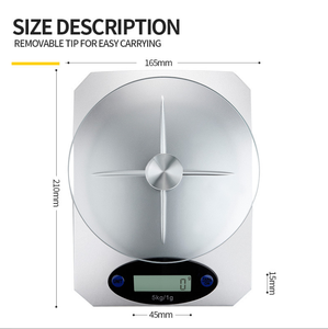 Báscula de Cocina Inteligente con Información Nutricional Electrónica y Aplicación para Repostería, Báscula de Calorías para Comidas, Báscula Inteligente para Cocinar - Product Image 4