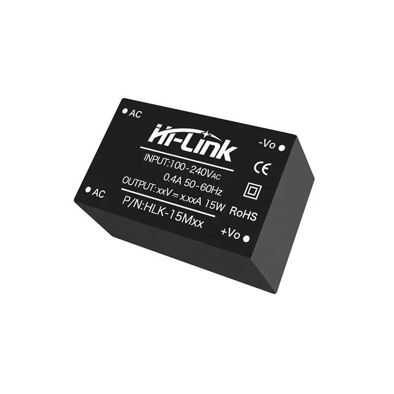 HiLink New High efficiency HLK-15M05C 15W 5V 3000mA AC DC Power Supply Module 100-240Vac EMC long life design