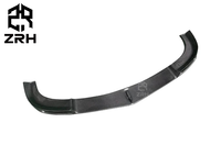 Lèvre avant en fibre de carbone style V pour Mercedes Benz C63 W204 2012-2014 lèvre de pare-chocs avant