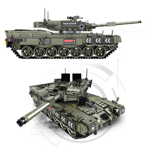 Panlos 632003 MOC City Leopard 2A-4 Modello di Carro Armato Principale, Giocattolo per Ragazzi, Regalo di Compleanno, Set di Blocchi da Costruzione 2311 Pezzi - Product Image 2
