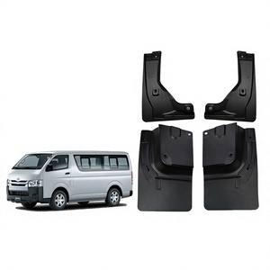 FOR Toyota Hiace Mudguards 2005 2010 <b>Plastic</b> Black For Car Tire Protection - Product Image 5