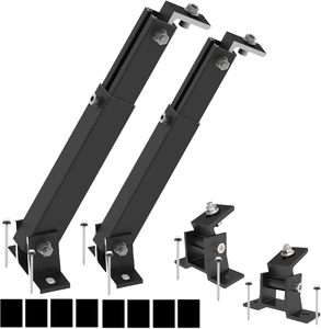 Supports de panneaux solaires à angle réglable, installation facile, haute qualité, jambes avant et arrière inclinables, support de montage de panneaux solaires photovoltaïques - Product Image 1