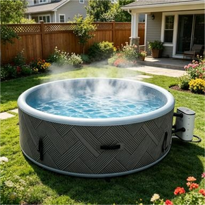<span class=keywords><strong>Jacuzzi</strong></span> gonflable extérieur, spa à bulles pour la famille, jardin, patio, relaxation - Product Image 2