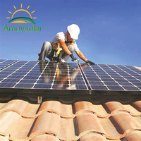 Support de montage de panneaux solaires pour toiture en tuiles Amoy, système solaire domestique