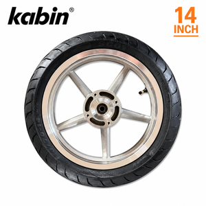 Neumático de Motocicleta KABIN Nuevo de 14 Pulgadas, Patrón de Banda de Rodadura de Carreras, Agarre Fuerte, Manejo Estable, Carcasa de Neumático de Compuesto de Goma Duradero - Product Image 1