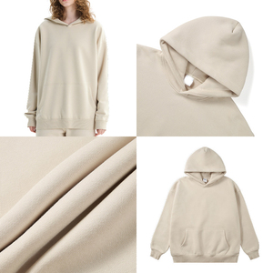 Sweat-shirts en molleton pour hommes avec logo personnalisé 350G, très vendus, de haute qualité, surdimensionnés, épaules tombantes, sans cordon de serrage, colorés - Product Image 2