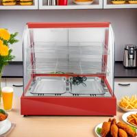 Peralatan Dapur Komersial Lemari Display Pemanas dan Penghangat untuk Ayam Goreng | hamburger | Makanan yang sudah dimasak | roti | Tart Telur