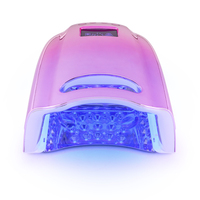 Lampe à ongles UV LED rechargeable intelligente 98W, séchoir à ongles sans fil avec affichage de la capacité de la batterie et poignée portable pour le bricolage à domicile