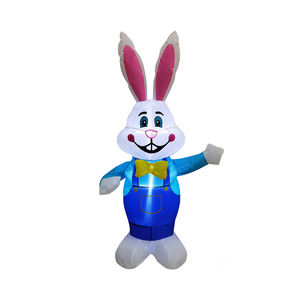 Conejo Inflable de Pascua de 3.5 Pies con Luces LED Integradas, Resistente al Agua IP44, Decoración para Jardín y Patio Exterior - Product Image 1