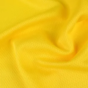 Tela textil de poliéster con agujero de ojo de pájaro para ropa deportiva, material sin procesar, para sudadera y camiseta