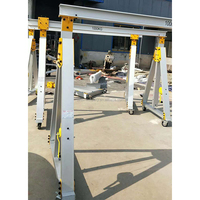 Prix bon marché en aluminium de grue à portique portative légère de 3500kg