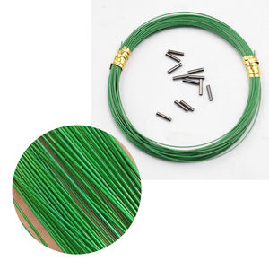 Leader <span class=keywords><strong>de</strong></span> la pêche en mer au <span class=keywords><strong>thon</strong></span>, leurre <span class=keywords><strong>de</strong></span> pêche robuste, <span class=keywords><strong>fil</strong></span> en acier inoxydable revêtu <span class=keywords><strong>de</strong></span> nylon, 1x7, 30lb, 10m, vente en gros, chine - Product Image 2