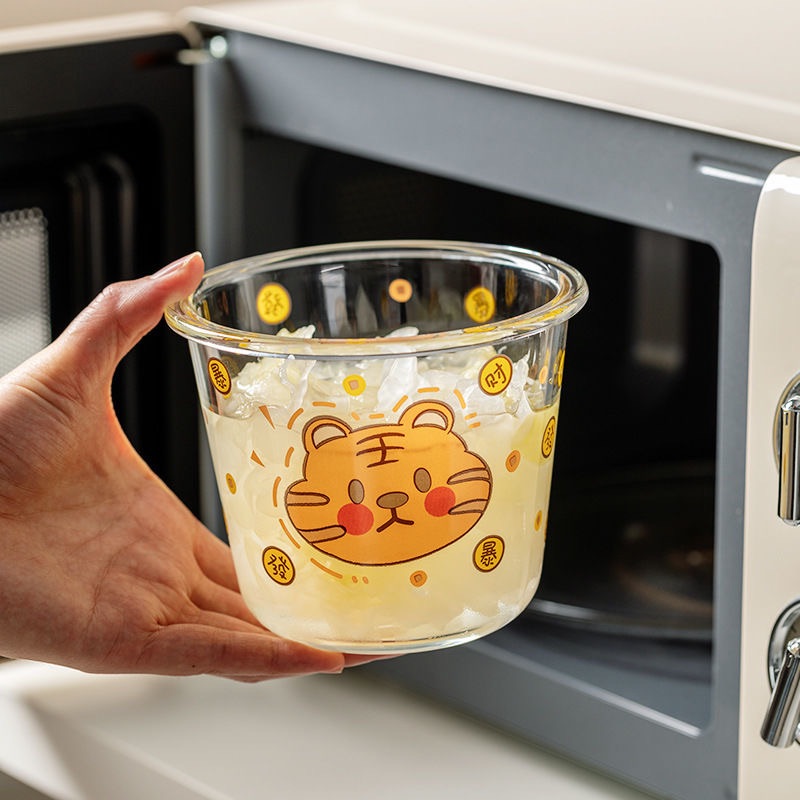 support customization 500ml tableware set,Transparent glass bowl,Vegetable and fruit salad bowl