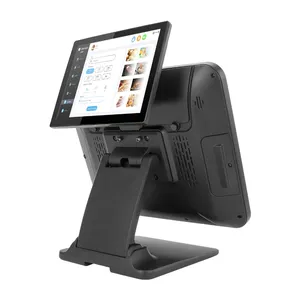 15'' cashless payment management system pos software foldable pos terminal