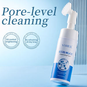 Mousse nettoyante pour le visage au collagène à base de plantes OEM nettoyage en profondeur contrôle de l'huile brosse de lavage du visage <span class=keywords><strong>Gel</strong></span> hydratant produit de beauté aux acides aminés - Product Image 4