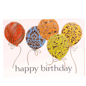 Carte de bénédiction avec enveloppe 19 modèles Boîte cadeau Ruban Ballon Gâteau Bougie Joyeux <span class=keywords><strong>Anniversaire</strong></span> Cartes de vœux - Product Image 4