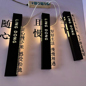 Tùy chỉnh mới được nâng cấp số cửa dạ quang cho khách sạn & nhà hàng số cửa treo nổi bật cho trường học & bệnh viện - Product Image 2