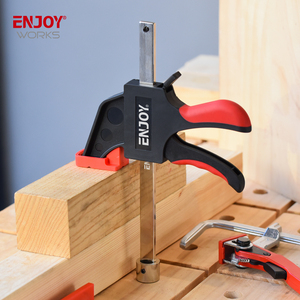 19mm 구멍 A3 강철 및 <span class=keywords><strong>PVC</strong></span> 커버 메트릭 홀드 다운 퀵 릴리즈 목공용 테이블 클램프 - Product Image 4