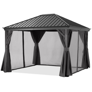 ABCCANOPY Gazebo extérieur en métal Gartenpavillon Mit Doppeldach <span class=keywords><strong>Abri</strong></span> De jardin En <span class=keywords><strong>Metal</strong></span> Pergola Techada Metalica Garten BBQ - Product Image 6