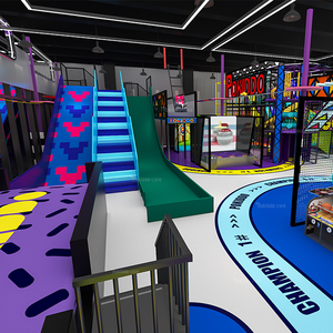 Franquicia de Parques de Trampolines Cubiertos, Toboganes Grandes, Foso de Espuma, Área de Juegos - Product Image 1