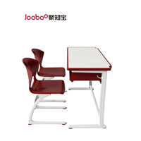 Table d'étude de collège vente directe d'usine mobilier scolaire en bois bureau de classe et chaise ensemble scolaire pour étudiants doubles