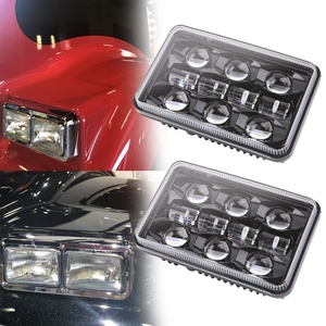Phares LED 4x6 pouces Hi/Lo à faisceau scellé compatibles avec KW T800 T600 Peterbilt 379 Freightliner Chevy Oldsmobile Cutlass (2 pièces) - Product Image 1