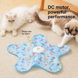Jouet de chasse électrique pour chat avec abri de camouflage et baguette interactive rotative à 360 degrés pour animaux de compagnie - Product Image 3