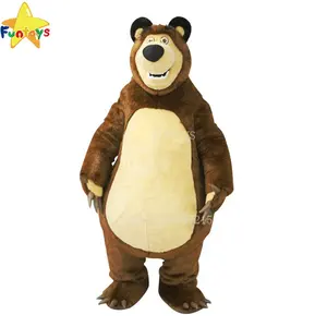 Funtoys CE 큰 곰 Ursa 그리즐리 마스코트 의상 만화 캐릭터 성인