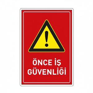 Home Decor PVC Safety First <b>Vinyl</b> Sticker Sign - Product Image 2