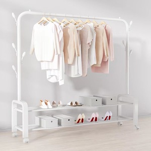 Zapatero <span class=keywords><strong>de</strong></span> <span class=keywords><strong>pie</strong></span> moderno, Perchero <span class=keywords><strong>de</strong></span> Metal blanco y negro - Product Image 5