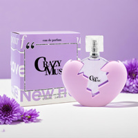 Perfume Factory 100mL Perfume en forma de corazón Acabado Perfume Body Mist Support DIY Scent and Packaging