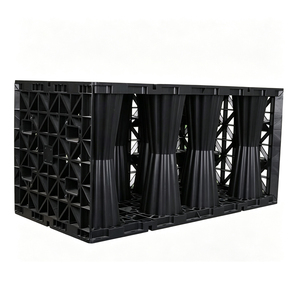Sistema Modular de Recolección de Agua de Lluvia PP Directo de Fábrica, Tanque de Infiltración y Almacenamiento de Agua de Lluvia de 30T, 45T, 60T - Product Image 1