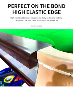 <span class=keywords><strong>Table</strong></span> de <span class=keywords><strong>billard</strong></span> à 3 coussins en bois ou en acier, <span class=keywords><strong>table</strong></span> de <span class=keywords><strong>billard</strong></span> transformable en <span class=keywords><strong>table</strong></span> à <span class=keywords><strong>manger</strong></span>, <span class=keywords><strong>table</strong></span> de <span class=keywords><strong>billard</strong></span> de 9 pieds avec coussins en bois - Product Image 6