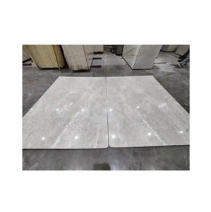 กระเบื้องพื้นหินอ่อนสไตล์อิตาลีหรูหราทันสมัยลายธรรมชาติสีเบจพื้นผิวขัดเงาสำหรับพื้นห้องครัว - Product Image 1