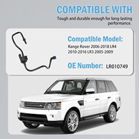 Tuyau de purge de cartouche de vapeur LR010749 pour Range Rover 2010-2018 Discovery 4 2010-2016 Range Rover Sport 2006-2018
