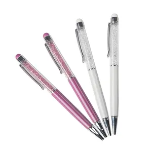 Cheap Advertising Touch Ball Pen Promotional Customised Stylus Crystal Pen