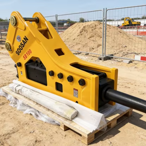 Hydraulic Concrete Breaker SB100 Side Type Silenced Hydraulic Breaker Hammer 25-30 Ton Excavator Construction Use 150mm Chisel - Product Image 1