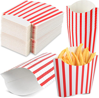 Boîtes d'emballage écologiques jetables et étanches pour frites et aliments rapides, contenants et gobelets
