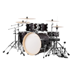 Kit de Batería de 5 Piezas: Caja, Timbal de Piso, Bombo <span class=keywords><strong>con</strong></span> 4 Platillos, Soporte para Platillos y Taburete para Batería - Product Image 4