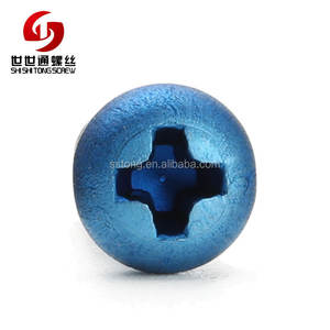 Type de série personnalisée <span class=keywords><strong>Vis</strong></span> en titane à boulon coloré anodisé Boulons en titane à tête cylindrique Phillips <span class=keywords><strong>M7</strong></span> - Product Image 2