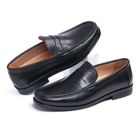 Chaussures décontractées pour hommes en cuir de vachette de qualité supérieure, mocassins de luxe 2026, chaussures à enfiler, finition patinée à la main, chaussures habillées