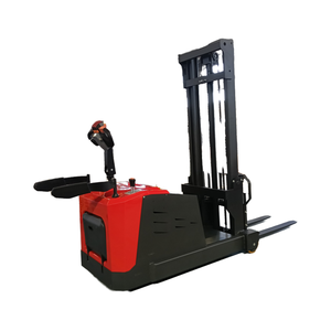 Weliftrich, carretillas elevadoras eléctricas de contrapeso de 1 tonelada, apilador de paletas a horcajadas de almacén, batería de plomo-ácido, longitud de horquilla de 1220mm CC - Product Image 1