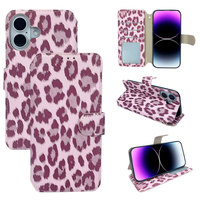 Étui de téléphone à clapet en PU texturé litchi de luxe avec compartiments intérieurs pour cartes, support pliable et protection à 360° pour iPhone 15 Pro Max