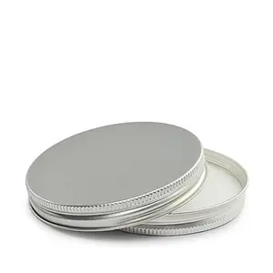 58-400 70-400 Airtight caps for glass jar metal golden and silver aluminum lids with PE liner