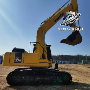 Excavatrice d'occasion Komatsu 270-7, marque japonaise d'origine, 27 tonnes, sur chenilles en caoutchouc, grande taille, modèle 2023, godet de 1,35 m - Product Image 6